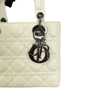 ABCDior Lady Dior Small Lambskin |White Lady Dior SHW Bag|Bag Religion