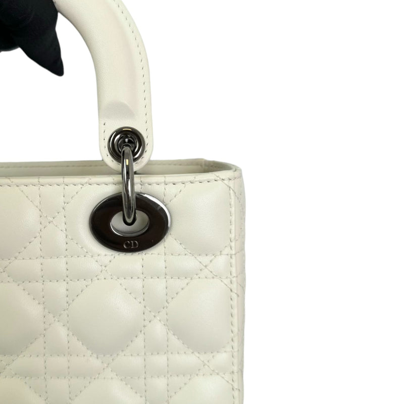 ABCDior Lady Dior Small Lambskin |White Lady Dior SHW Bag|Bag Religion