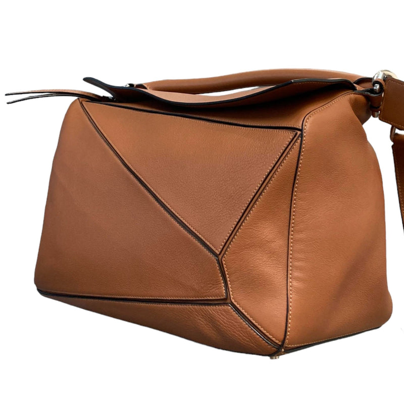 Puzzle Bag Large Calfskin Tan SHW