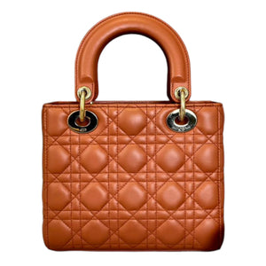 My ABCDior Lady Dior Small Lambskin Brown GHW