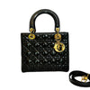 Lady Dior Large Patent Cannage Black GHW