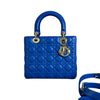 My Lady Dior Lucky Badges Small Lambskin Navy SHW