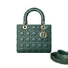 Lady Dior Small Lambskin Cannage Black GHW