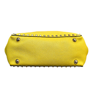 Rockstud Tote Small Vitello Yellow LGHW