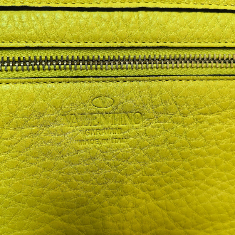 Rockstud Tote Small Vitello Yellow LGHW