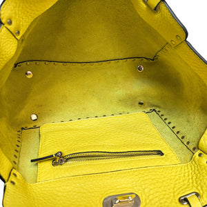 Rockstud Tote Small Vitello Yellow LGHW