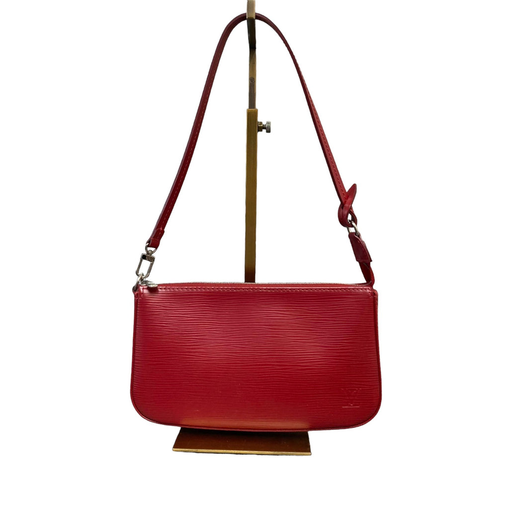 Pochette Accessoires Epi Leather Red SHW