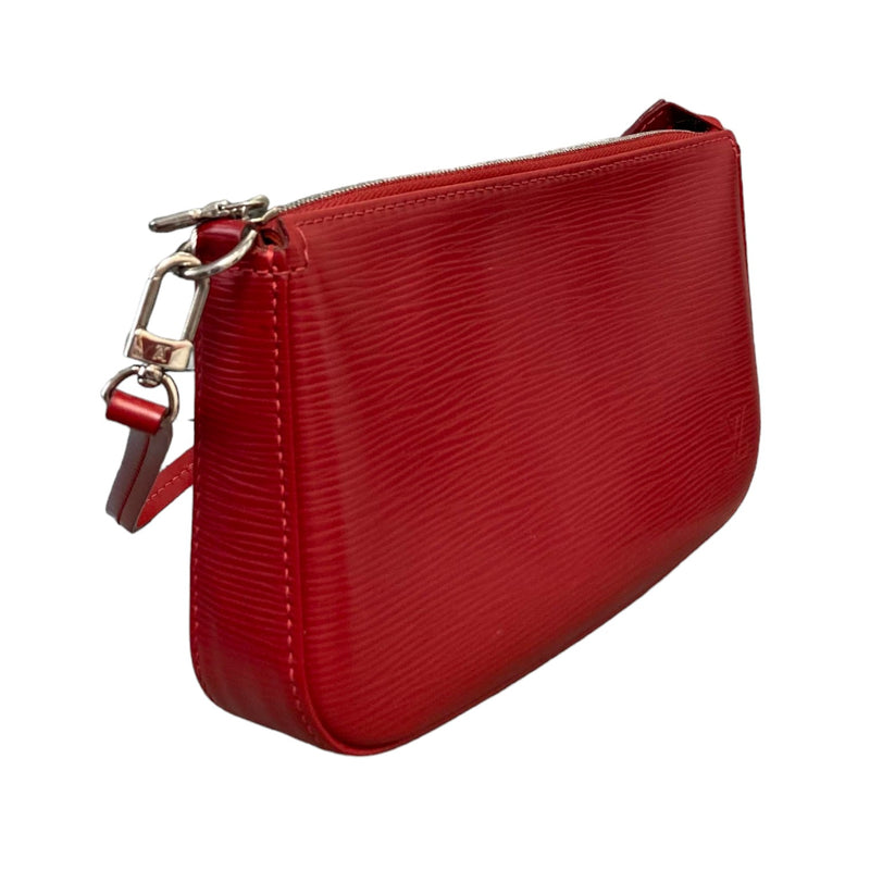 Pochette Accessoires Epi Leather Red SHW