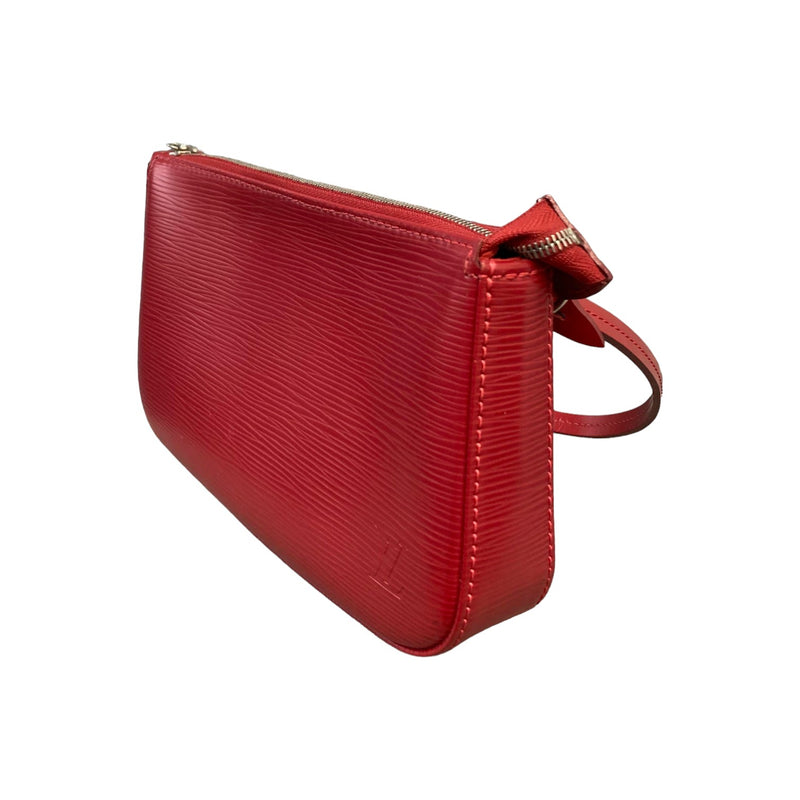 Pochette Accessoires Epi Leather Red SHW