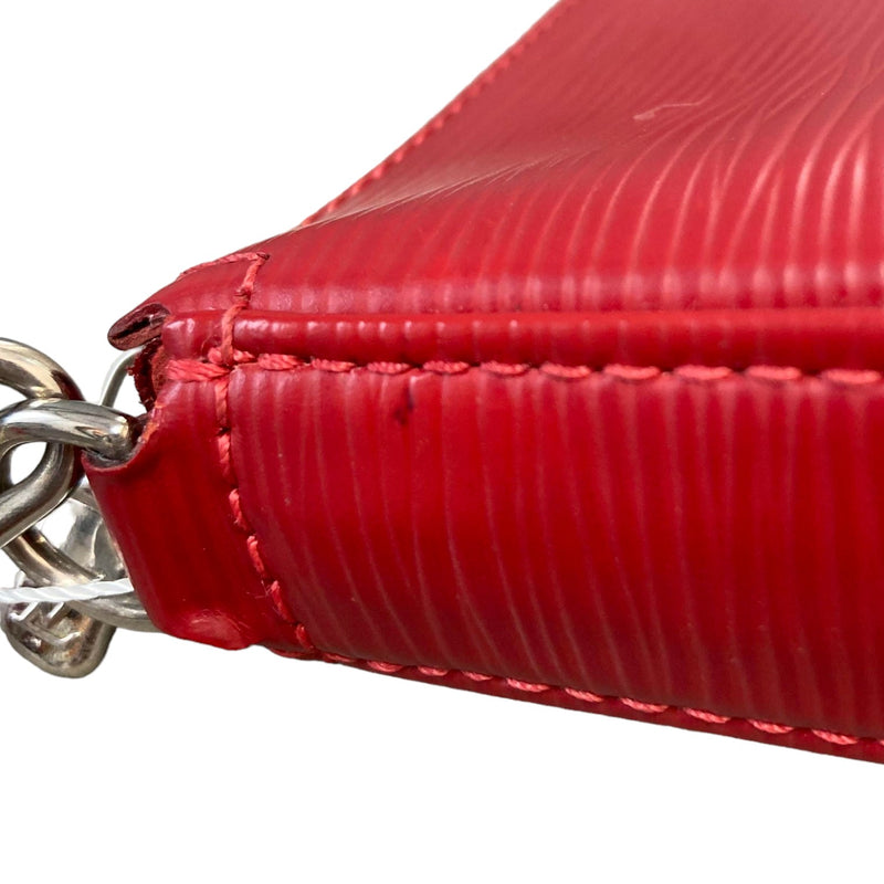 Pochette Accessoires Epi Leather Red SHW