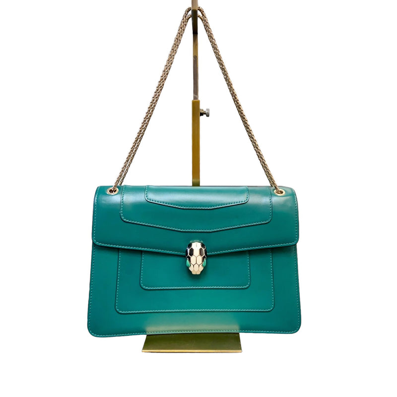 Serpenti Forever Calfskin Green GHW