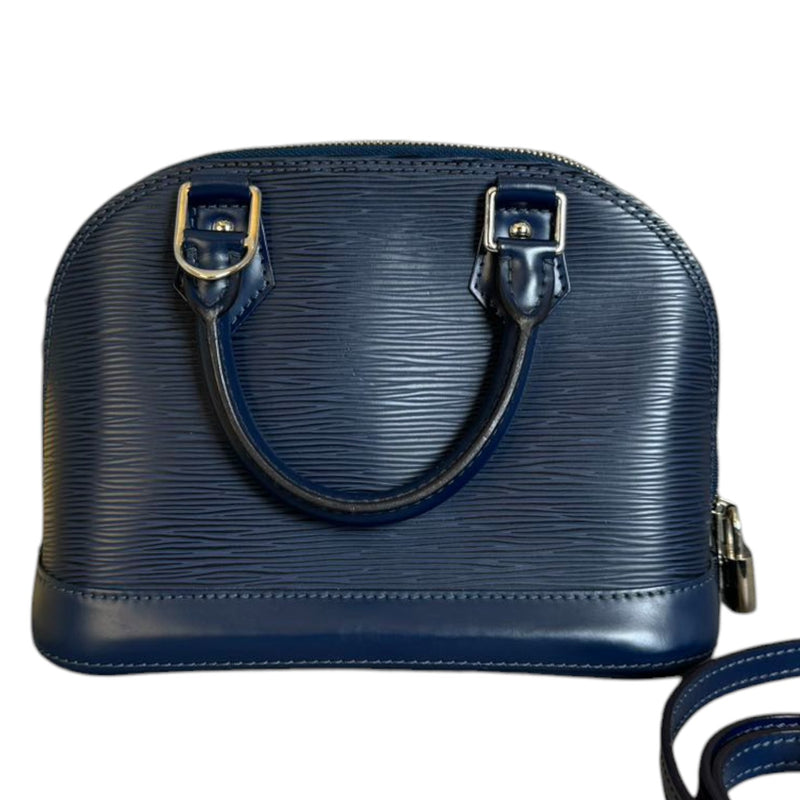 Alma BB Epi Leather Indigo SHW