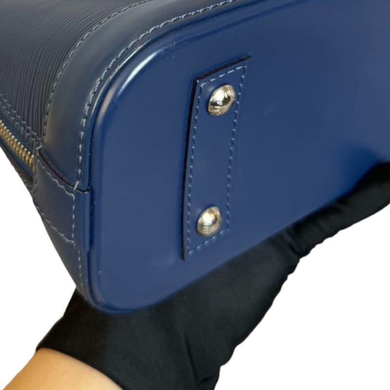 Alma BB Epi Leather Indigo SHW