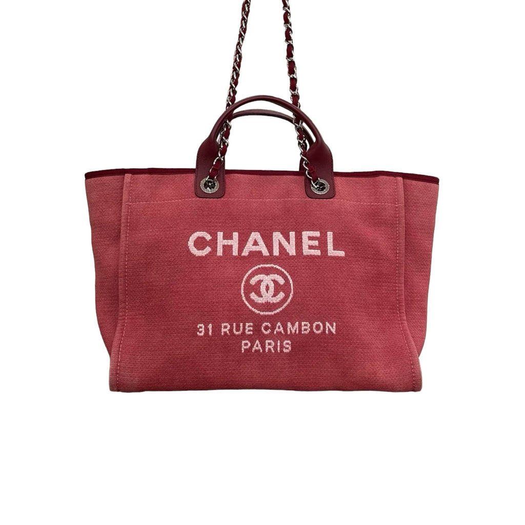 Deauville Tote Large Canvas Red SHW