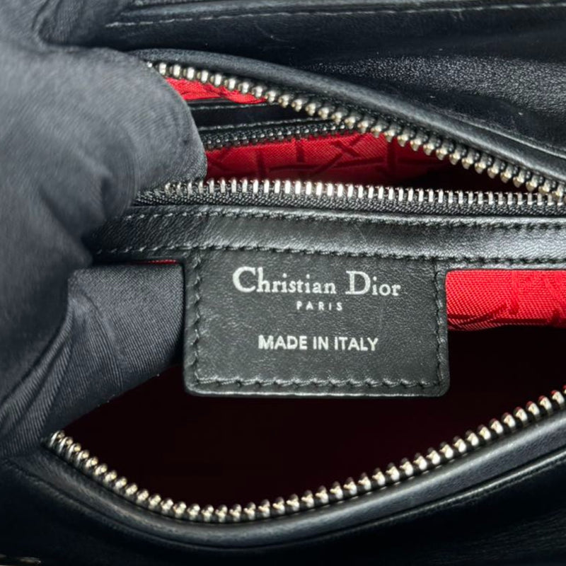 Lady Dior Medium Lambskin Black SHW