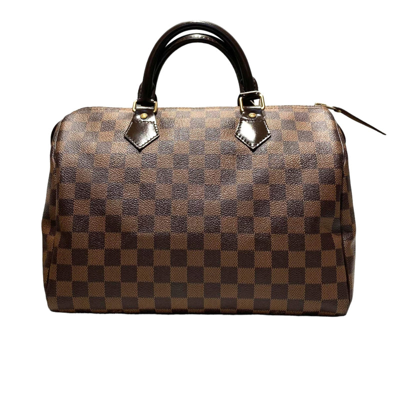 Speedy Bandouliere 30 Damier Ebene Brown GHW