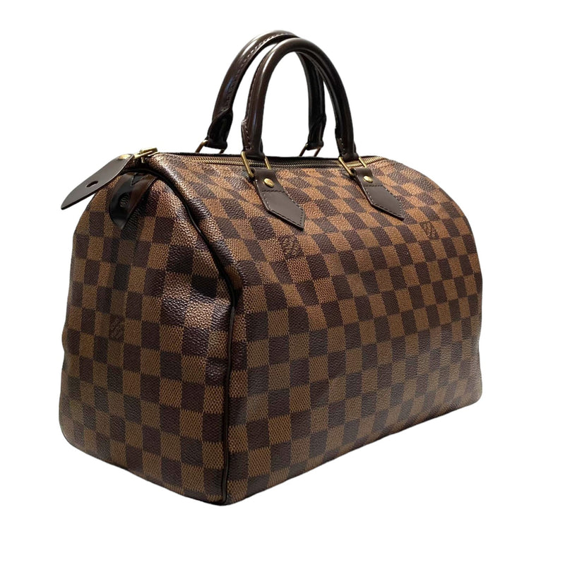 Speedy Bandouliere 30 Damier Ebene Brown GHW