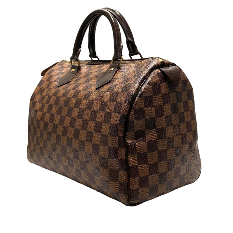 Speedy Bandouliere 30 Damier Ebene Brown GHW