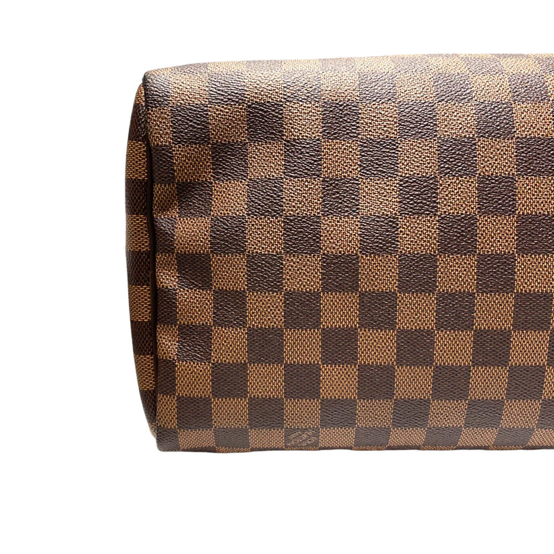 Speedy Bandouliere 30 Damier Ebene Brown GHW