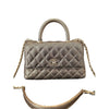 Coco Handle Flap Extra Mini Caviar Quilted Black GHW