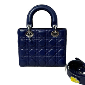 My Lady Dior Lucky Badges Small Lambskin Navy SHW