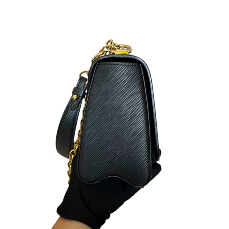 Twist PM Shoulder Epi Leather Black GHW