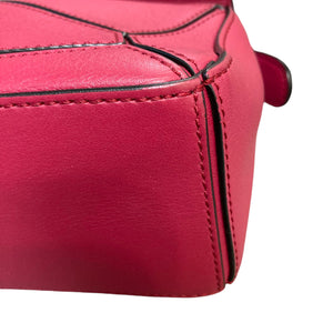 Puzzle Mini Shoulder Calfskin Red SHW