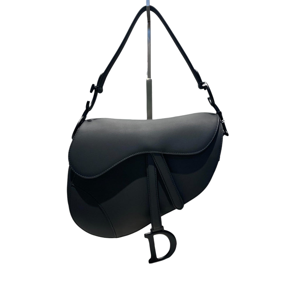 Saddle Bag Ultra Matte Calfskin Black BHW