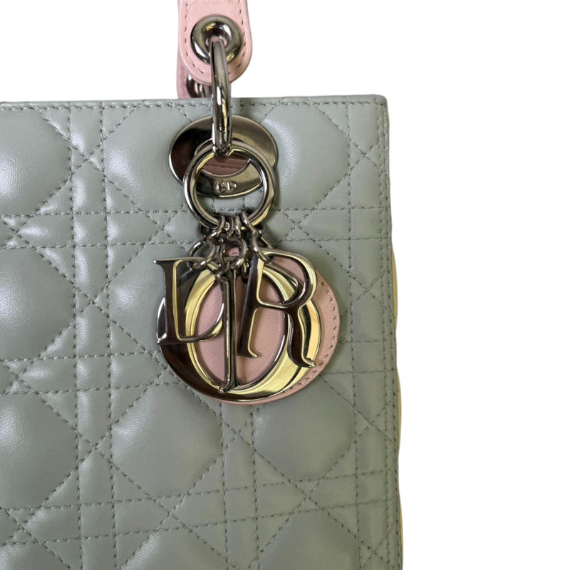 Lady Dior Tri-Color Medium Lambskin Multicolor SHW