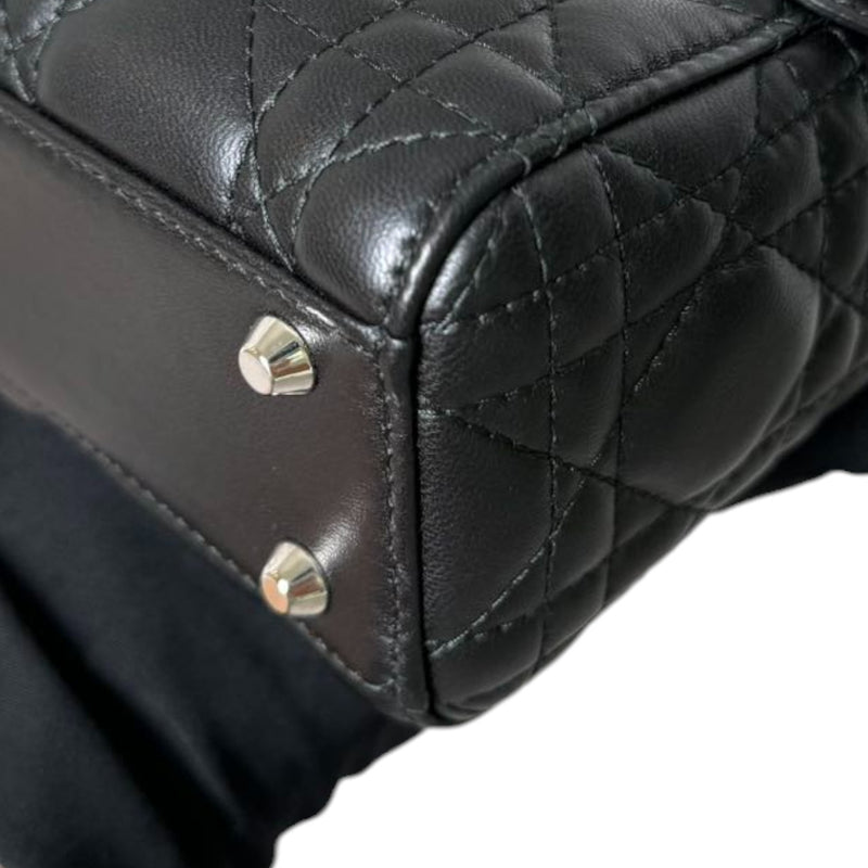 Lady Dior Mini Lambskin Quilted Black SHW