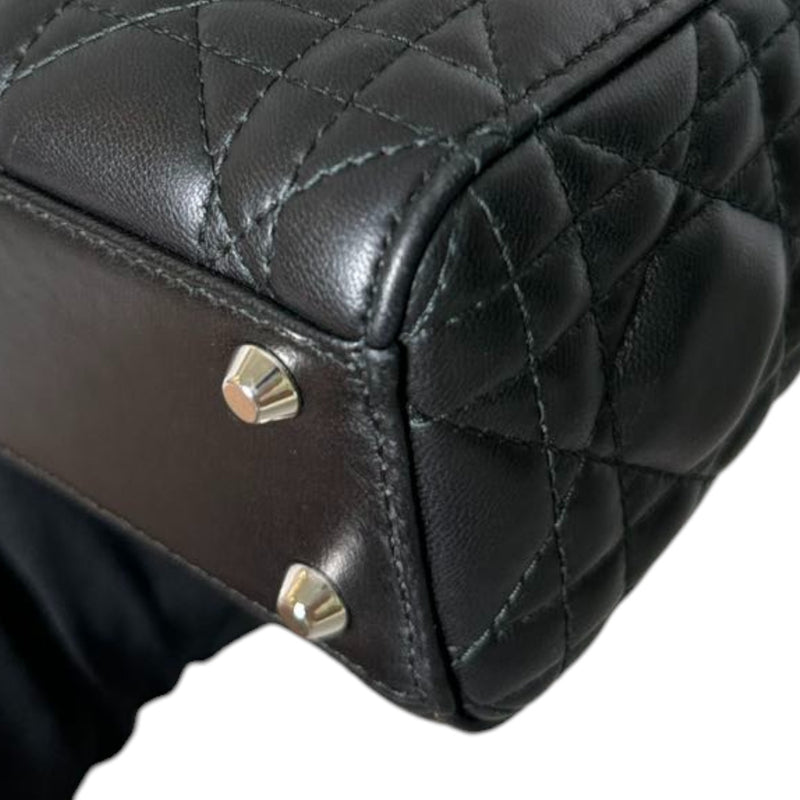 Lady Dior Mini Lambskin Quilted Black SHW