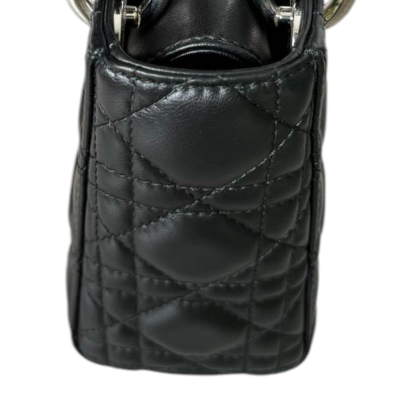 Lady Dior Mini Lambskin Quilted Black SHW