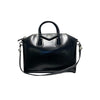 Peekaboo Iconic Satchel Peekaboo Medium Grained Calfskin Black SHW