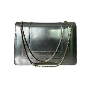 Serpenti Forever Shoulder Metallic Silver GHW