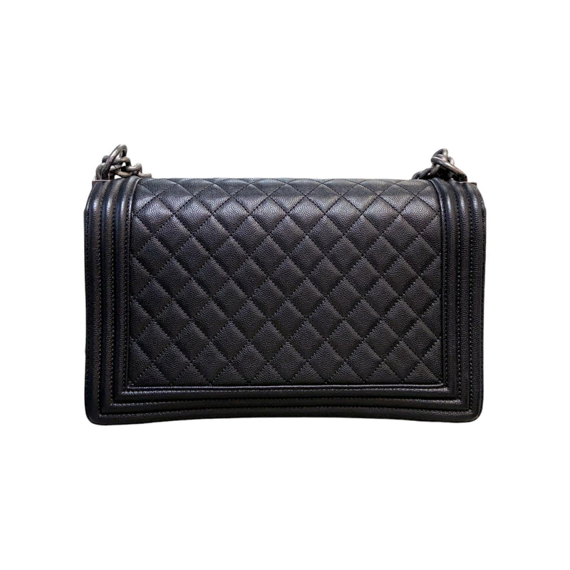 Boy Flap New Medium Caviar Quilted Black RHW