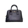 Peekaboo Iconic Satchel Mini Nappa Colorblock Black SHW