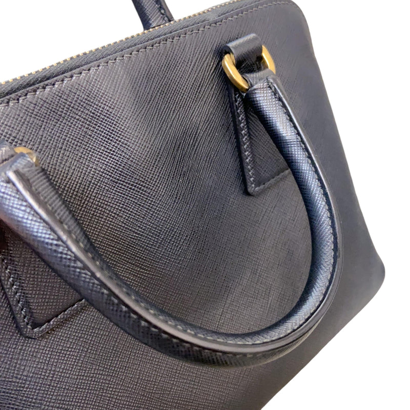 Promenade Tote Small Saffiano Lux Black GHW