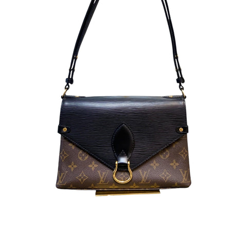 Victoire Shoulder Monogram Black GHW