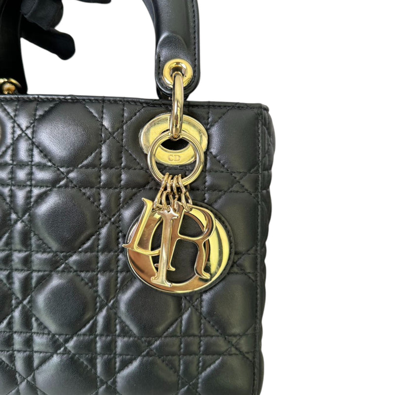 My ABCDior Lady Dior Small Lambskin Black GHW