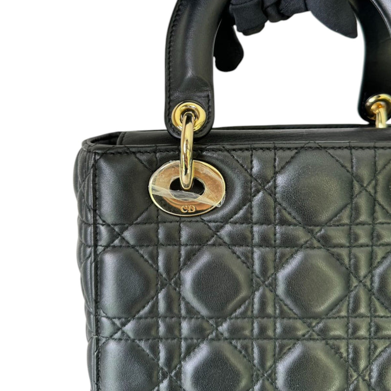 My ABCDior Lady Dior Small Lambskin Black GHW