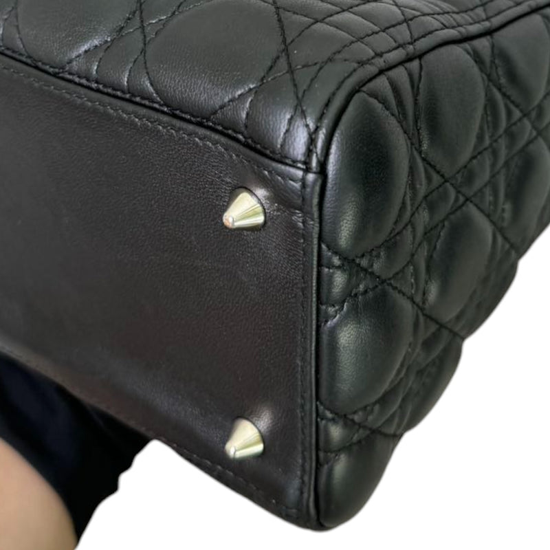 Lady Dior Medium Lambskin Black SHW