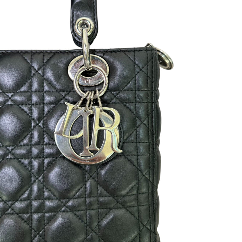 Lady Dior Medium Lambskin Black SHW