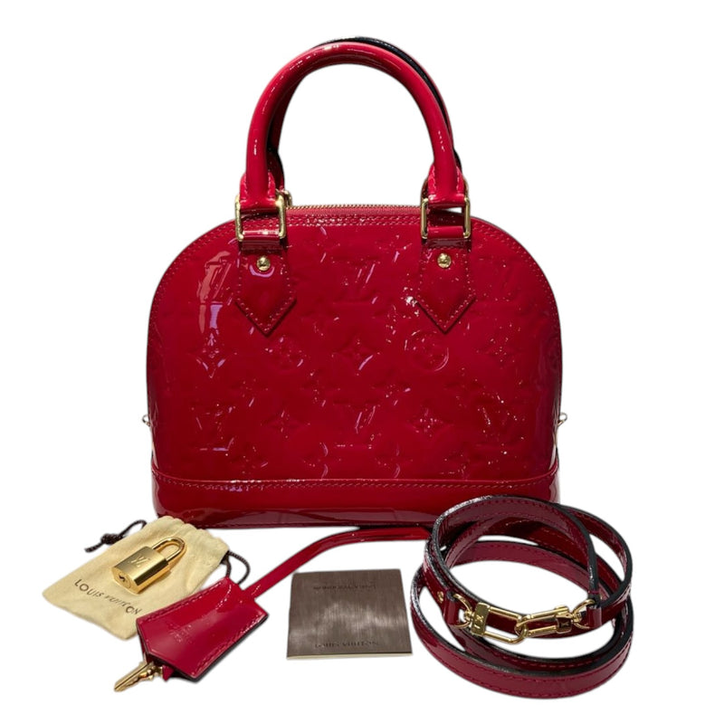 Alma BB Vernis Patent Leather Cherry GHW