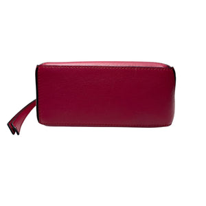 Puzzle Mini Shoulder Calfskin Quilted Red SHW