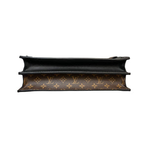 Trunk Clutch Reverse Monogram Brown Black GHW