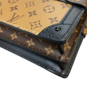 Trunk Clutch Reverse Monogram Brown Black GHW