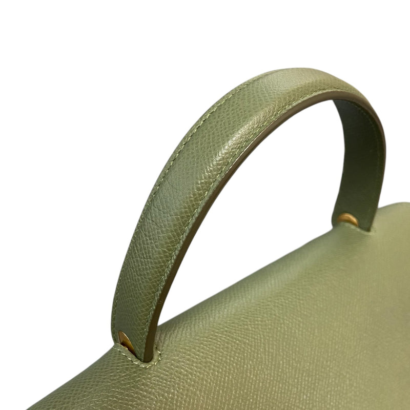 Micro Belt Grained Calfskin Green GHW