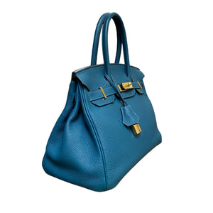 Birkin 30 Togo Blue GHW