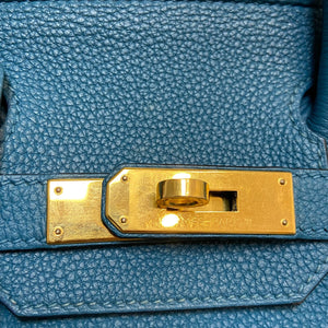 Birkin 30 Togo Blue GHW