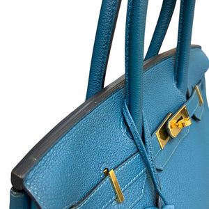 Birkin 30 Togo Blue GHW